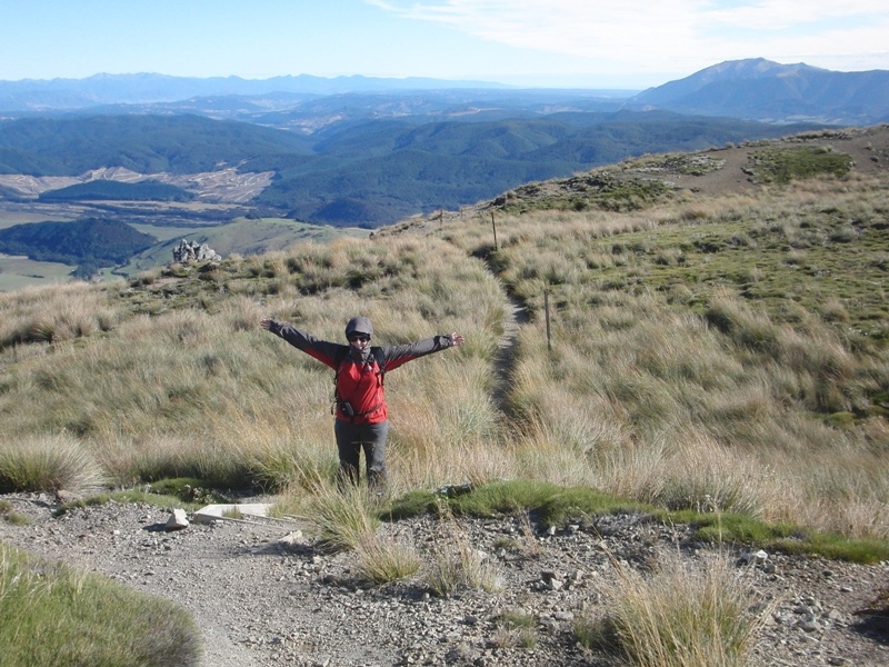 windumtostes Hochplateau am Mount Robert