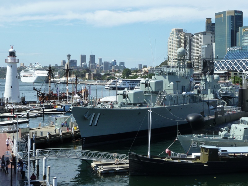 Museumsschiffe im Darling Harbour, Sydney