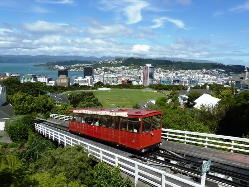 Wellington, die Hauptstadt von Neuseeland