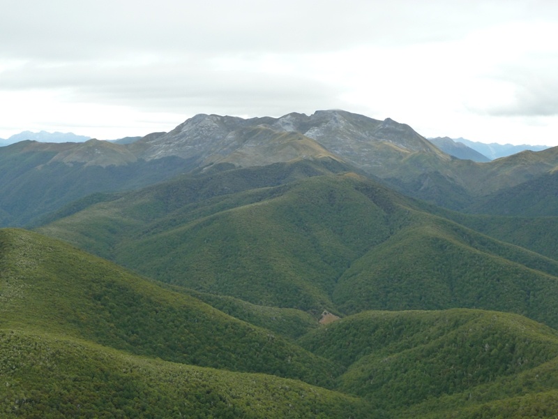 Ausblick vom Lodgestone auf den gegenueberliegenden "Mount Arthur"