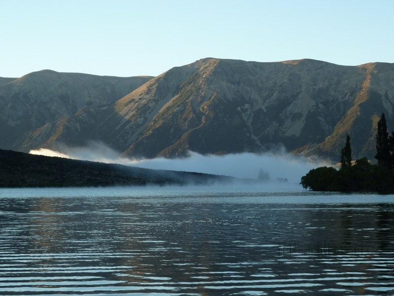 Fruehmorgens am Lake Pearson...