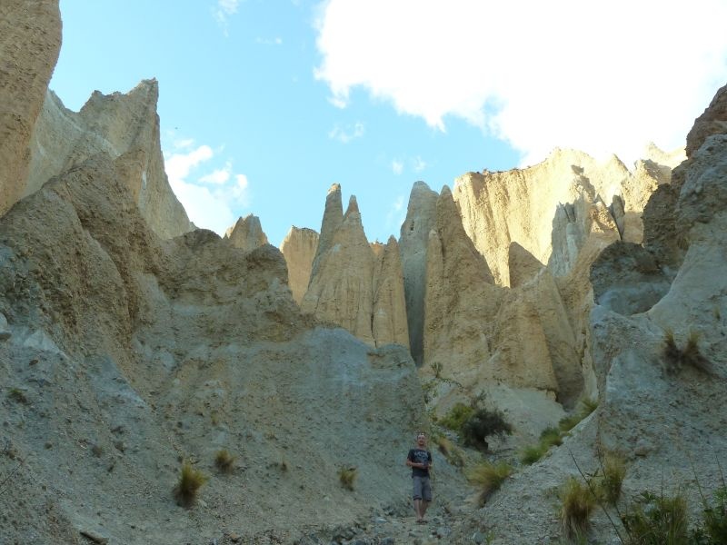 "Clay Cliffs", irgendwo zwischen Lake Pukaki und Ostkueste