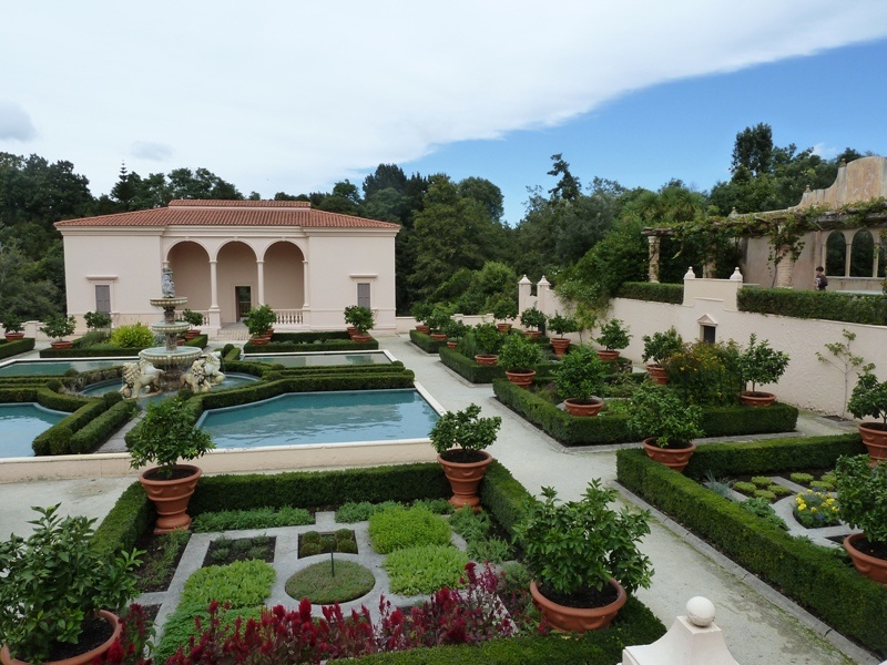 "italienischer Garten" in den Paradiesgaerten von Hamilton