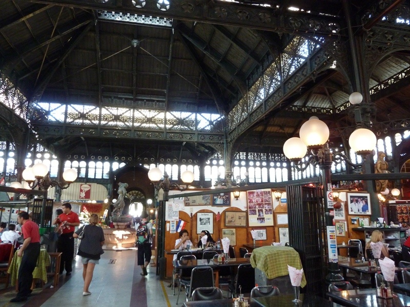 ¨Mercado Central¨ (Fischmarkt und -restaurants), Santiago de Chile